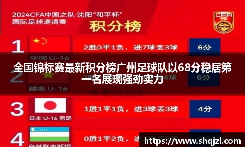 全国锦标赛最新积分榜广州足球队以68分稳居第一名展现强劲实力